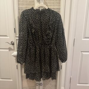 Black and White Polka Dot Dress